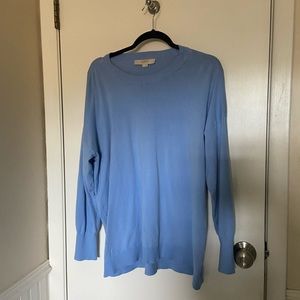 Loft Blue tunic sweater XL